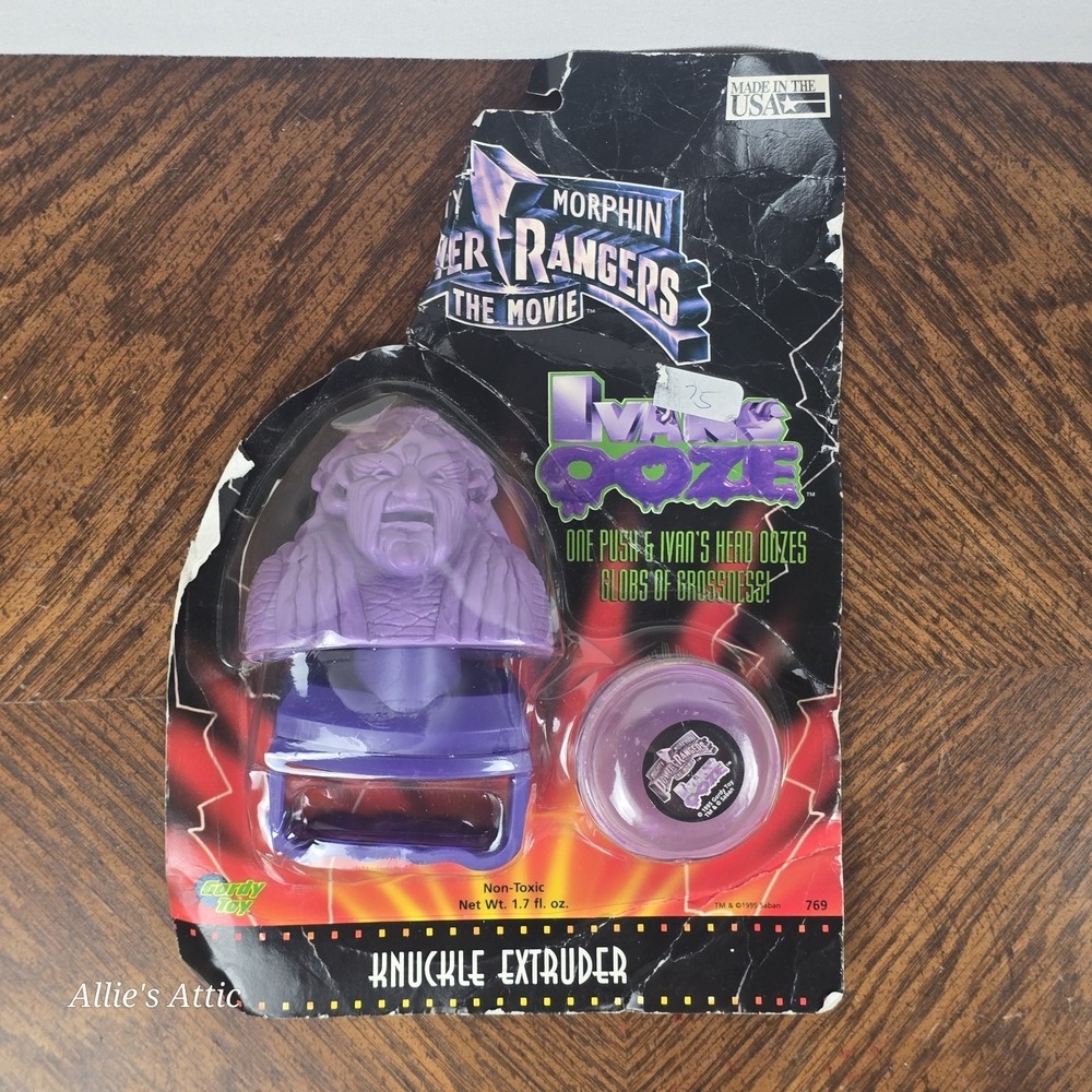 Mighty Morphin Power Rangers The Movie Ivan Ooze Knuckle Extruder 1995 Toy New*